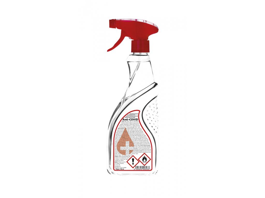 Anti-COVID dezinfekce 500 ml - POUZE OSOBNÍ ODBĚR Anti-COVID dezinfekce 500 ml - POUZE OSOBNÍ ODBĚR