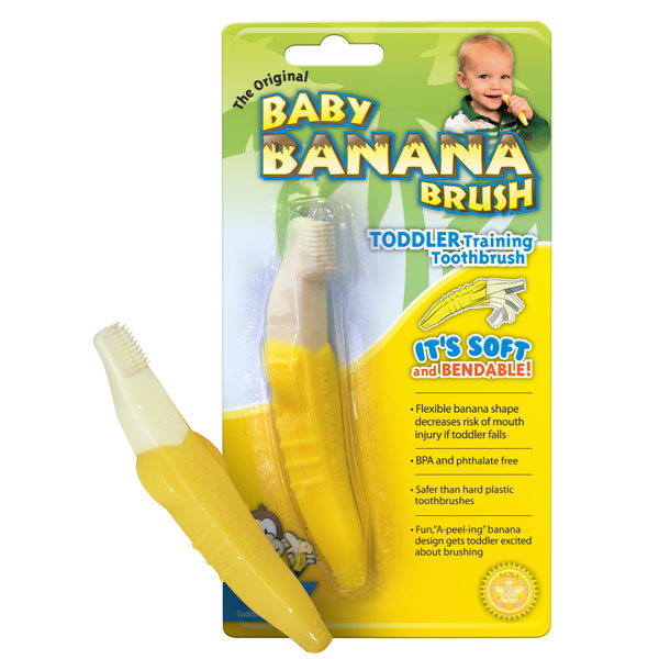 Baby Banana Brush - Kartáček - 12 do 24 měsíců Baby Banana Brush - Kartáček - 12 do 24 měsíců
