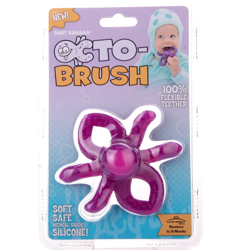 Baby Banana Brush - Chobotnice-0 do 24 měsíců Baby Banana Brush - Chobotnice-0 do 24 měsíců