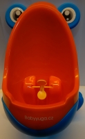 Dětský pisoár žába Baby Yuga-originál-oranžový SKLADEM