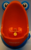 Dětský pisoár žába Baby Yuga-originál-oranžový-SKLADEM Dětský pisoár žába Baby Yuga-originál-oranžový-SKLADEM