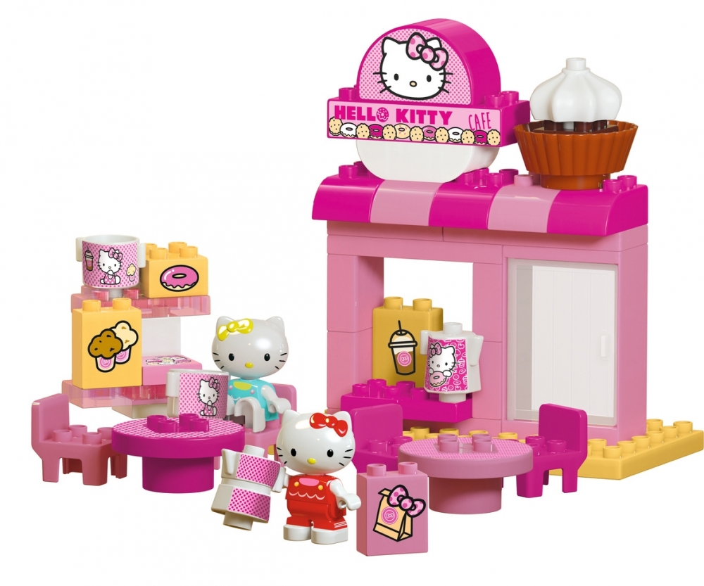 Stavebnice PlayBIG Bloxx Cafe BIG Hello Kitty v kavárně Stavebnice PlayBIG Bloxx Cafe BIG Hello Kitty v kavárně