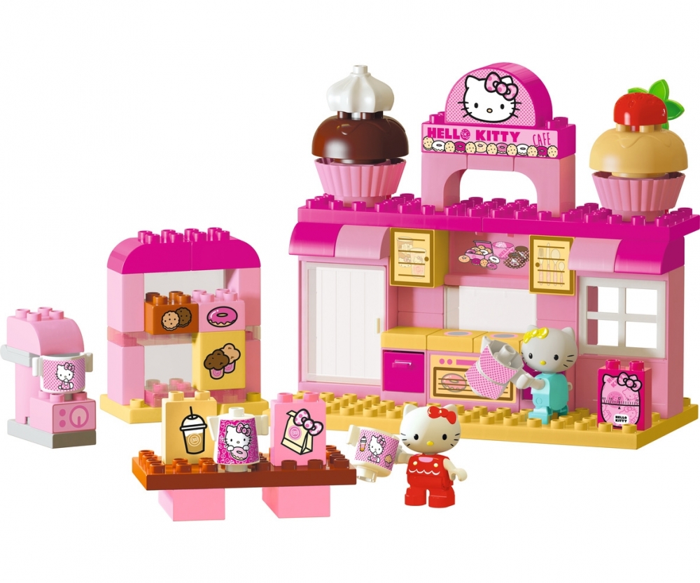 Stavebnice PlayBIG Bloxx Backerei BIG Hello Kitty v pekárně s ka