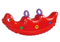 červená oboustranná houpačka dinosaurus Sammy červená oboustranná houpačka dinosaurus Sammy