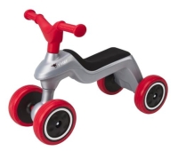 odrážedlo Rider gumovými kolečky stříbrné odrážedlo Rider gumovými kolečky stříbrné
