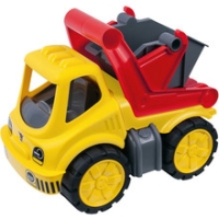 Power nákladní vůz s kontejnerem 32 cm gumovými koly žluté Power nákladní vůz s kontejnerem 32 cm gumovými koly žluté