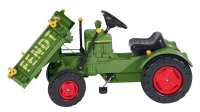 šlapací traktor Fendt s vyklápěčkou a klaksónem zelený