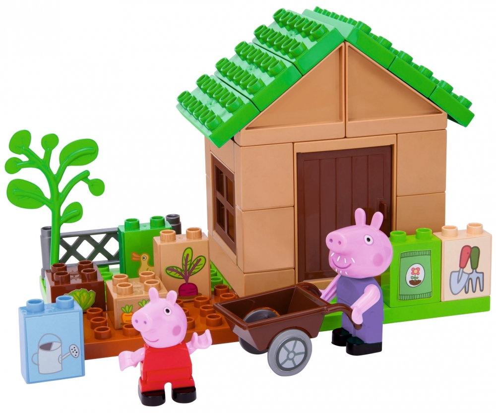 Dětská stavebnice Peppa Pig na zahradě PlayBIG Bloxx BIG 41 d Dětská stavebnice Peppa Pig na zahradě PlayBIG Bloxx BIG 41 d