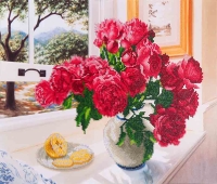 Diamond Dotz Roses by the window Diamond Dotz Roses by the window