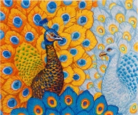 Diamond Dotz Romantic peacocks Diamond Dotz Romantic peacocks