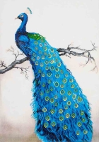 Diamond Dotz Blue peacock Diamond Dotz Blue peacock