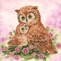 Diamond Dotz Mother & baby Owl Diamond Dotz Mother & baby Owl