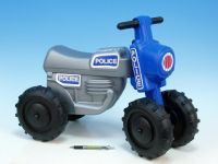 Odrážedlo / motorka Cross policie šedo-modrá- Odrážedlo / motorka Cross policie šedo-modrá-