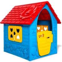 Zahradní domeček My First Playhouse Dohány modrý s květinko Zahradní domeček My First Playhouse Dohány modrý s květinko
