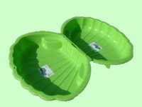 Dohány pískoviště Mušle set 2 ks zelené Dohány pískoviště Mušle set 2 ks zelené
