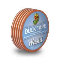 Washi páska Duck Tape® Orange Stripes - SKLADEM