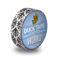 Washi páska Duck Tape® Black Ornament - SKLADEM Washi páska Duck Tape® Black Ornament - SKLADEM