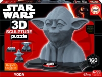 3D SCULPTURE sochařské puzzle - STAR WARS Yoda 160 dílů 3D SCULPTURE sochařské puzzle - STAR WARS Yoda 160 dílů