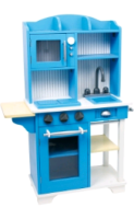 Dřevěná dětská kuchyňka Blue