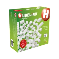HUBELINO Kuličková dráha - kostky bílé 60 ks HUBELINO Kuličková dráha - kostky bílé 60 ks