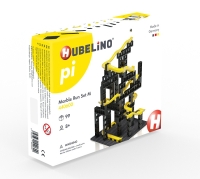 HUBELINO Pi Kuličková dráha - set s kostkami M 99 ks- HUBELINO Pi Kuličková dráha - set s kostkami M 99 ks-