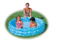 3-kruhový dětský bazén 147x33 cm s fontánkou