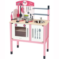 Kuchyňka dřevěná růžová MADEMOISELLE MAXI COOKER 78 cm