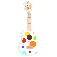 Dřevěná kytara CONFETTI GUITAR 64 cm s realistickým zvukem Dřevěná kytara CONFETTI GUITAR 64 cm s realistickým zvukem