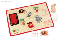 Dřevěné razítka Garden Stamps Janod Dřevěné razítka Garden Stamps Janod