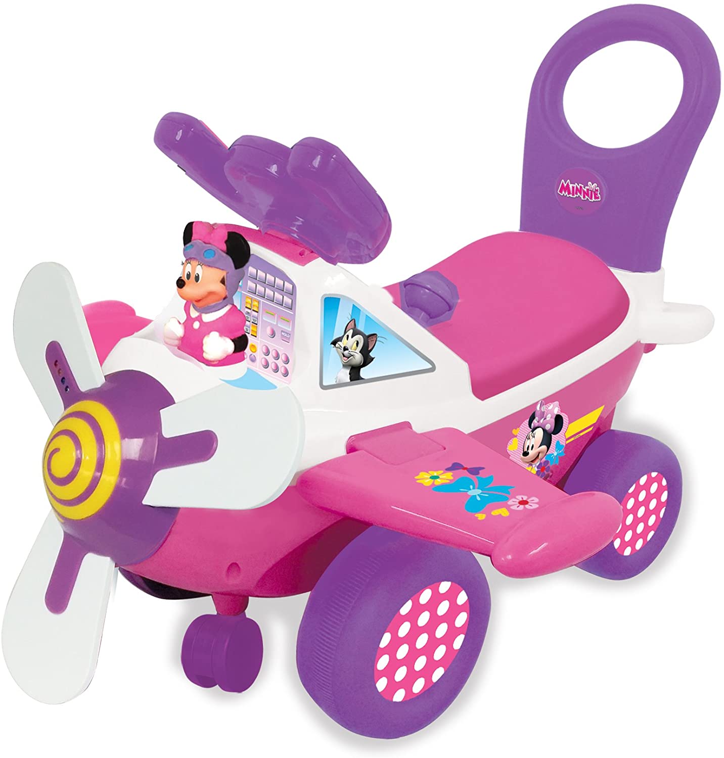 Odrážedlo letadlo Minnie Kiddieland se zvukem a světlem od 12 mě Odrážedlo letadlo Minnie Kiddieland se zvukem a světlem od 12 mě