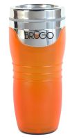 Termohrnek/termo hrnek Brugo, Slice - oranžový Termohrnek/termo hrnek Brugo, Slice - oranžový