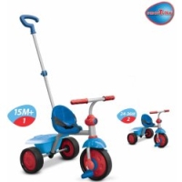 modro-červená ultralehká tříkolka Fun