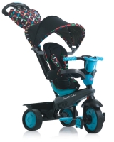 Tříkolka Boutique Blue Touch Steering 4v1 smarTrike s 2 taška Tříkolka Boutique Blue Touch Steering 4v1 smarTrike s 2 taška
