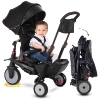 Tříkolka a kočárek skládací STR7 Urban 8v1 smarTrike čern Tříkolka a kočárek skládací STR7 Urban 8v1 smarTrike čern