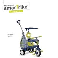 Tříkolka Groove Touch Steering 4v1 smaTrike s nákupní taško Tříkolka Groove Touch Steering 4v1 smaTrike s nákupní taško