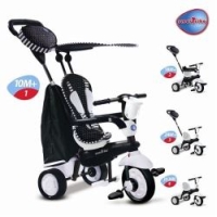 černo-bílá tříkolka Spark BlackWhite Touch Steering 4v1 černo-bílá tříkolka Spark BlackWhite Touch Steering 4v1
