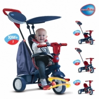 modro červená tříkolka Star Blue Touch Steering modro červená tříkolka Star Blue Touch Steering