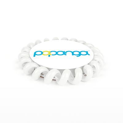 Papanga®-originální gumička do vlasů-velká-bílá-SKLADEM Papanga®-originální gumička do vlasů-velká-bílá-SKLADEM