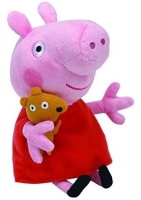 PEPPA PIG - plyšová Peppa s kamarádem 35,5cm
