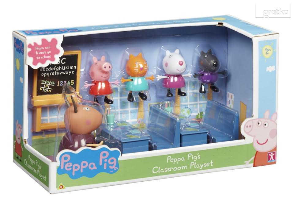 PEPPA PIG - školní třída + 5 figurek - *SKLADEM