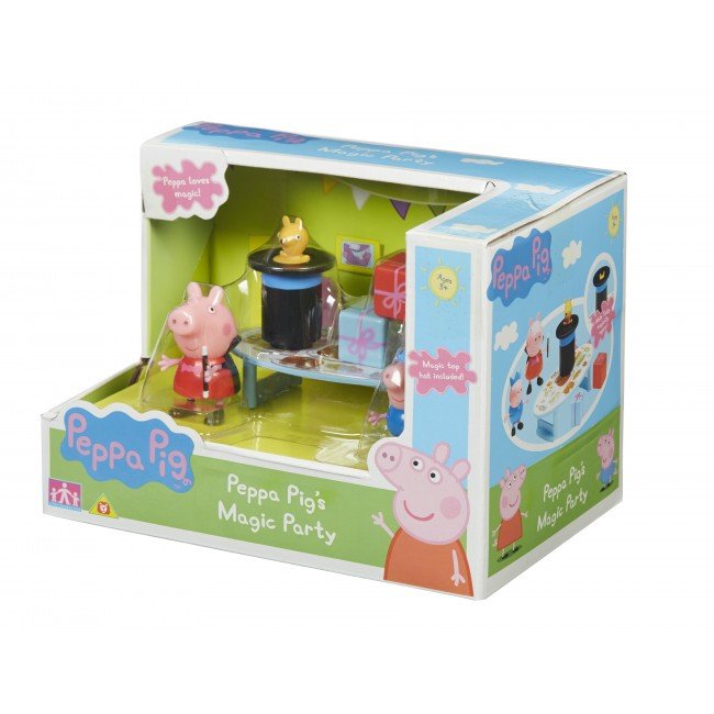 PEPPA PIG - sada kouzelník + 2 figurky PEPPA PIG - sada kouzelník + 2 figurky