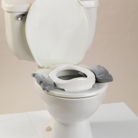 POTETTE PLUS® 2v1-cestovní nočník/redukce na WC-bílo/šedý