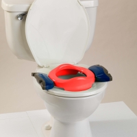 POTETTE PLUS® 2v1-cestovní nočník/redukce na WC-červený/modrý