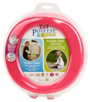 POTETTE PLUS® 2v1-cestovní nočník/redukce na WC-růžový POTETTE PLUS® 2v1-cestovní nočník/redukce na WC-růžový