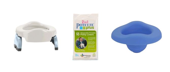 POTETTE PLUS® 2v1-cestovní nočník bílý + vložka + sáčky POTETTE PLUS® 2v1-cestovní nočník bílý + vložka + sáčky