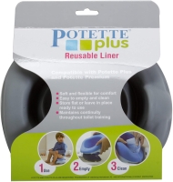 POTETTE PLUS® - skládací gumová vložka NEW - šedá POTETTE PLUS® - skládací gumová vložka NEW - šedá