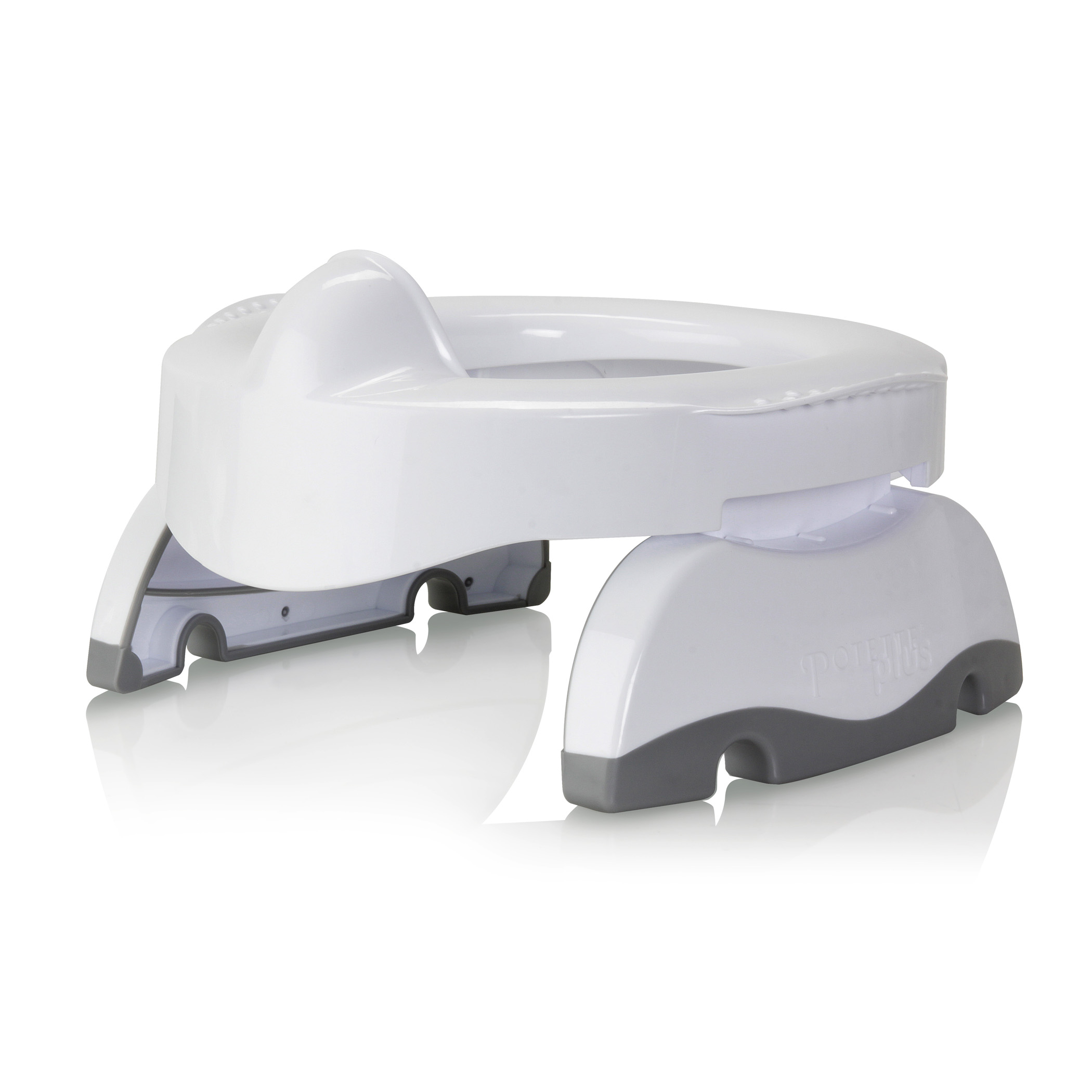 POTETTE PLUS® 2v1-cestovní nočník/redukce na WC Premium bílý POTETTE PLUS® 2v1-cestovní nočník/redukce na WC Premium bílý