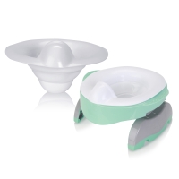 POTETTE PLUS® 2v1-cestovní nočník/redukce na WC Premium teal POTETTE PLUS® 2v1-cestovní nočník/redukce na WC Premium teal