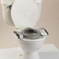 POTETTE PLUS® 2v1-cestovní nočník/redukce na WC-šedý/bílý