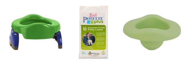 POTETTE PLUS® 2v1-cestovní nočník zelený+vložka+sáčky POTETTE PLUS® 2v1-cestovní nočník zelený+vložka+sáčky